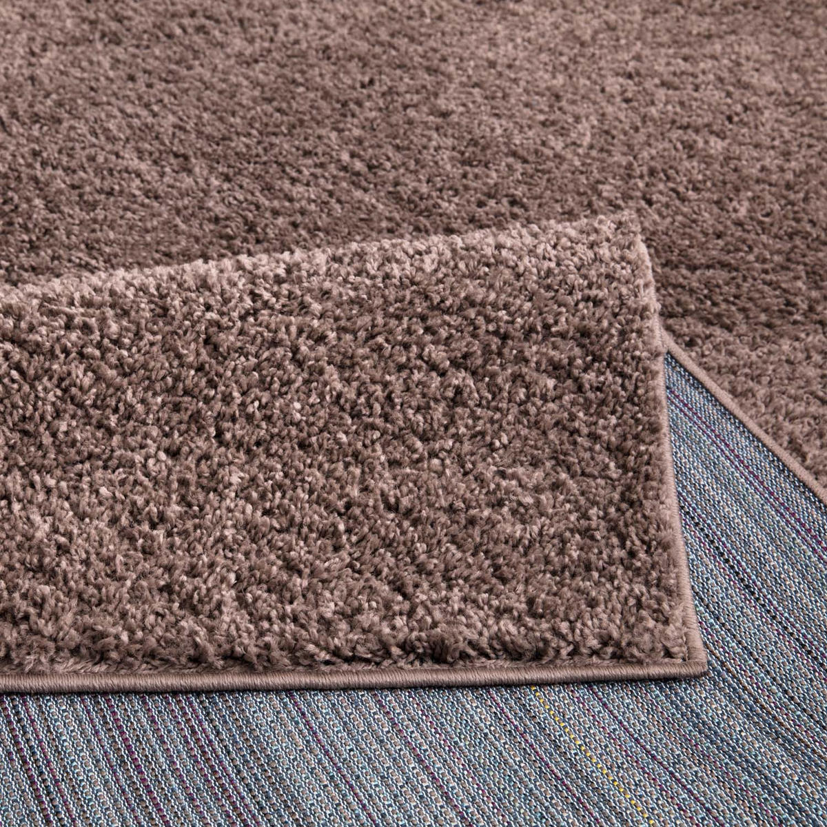 HOCHFLOR-TEPPICH City Shaggy 500 Braun 200x290 cm - Braun, Textil (200/290cm) - carpet city