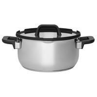 EDLESTAHLTOPF Ø 24 cm - Silberfarben, Metall (24cm)