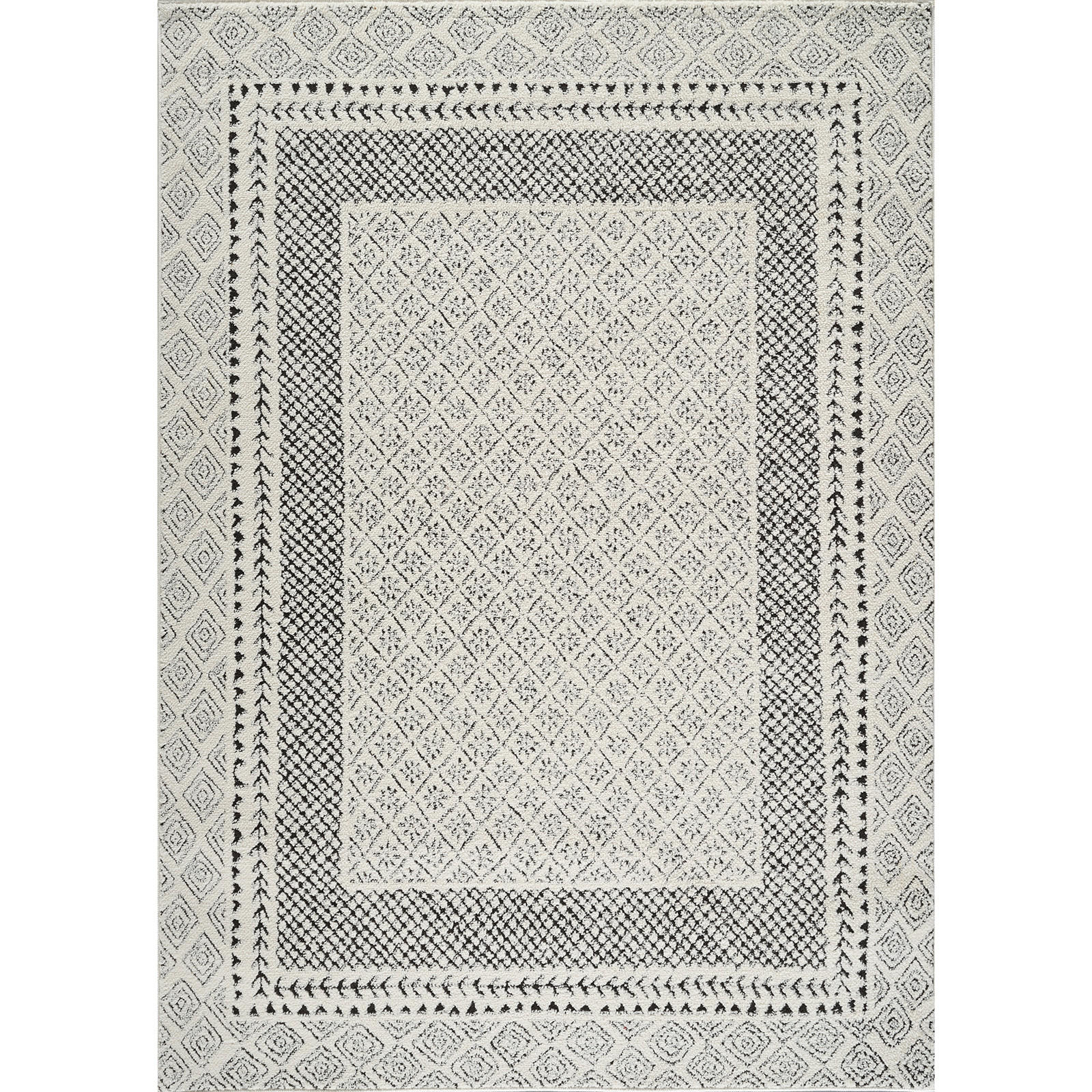 KURZFLORTEPPICH 160/213 cm Weiß - Weiß, Naturmaterialien/Textil (160/213cm) - LIVABLISS
