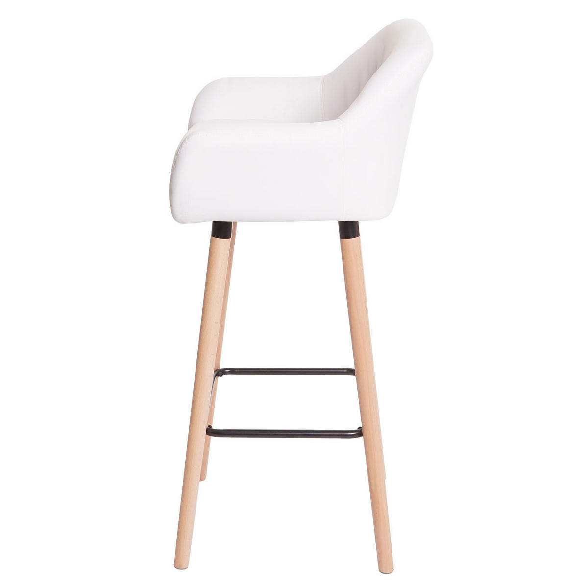 BARHOCKER Weiß 2er-Set - Weiß, Textil (53/99/45cm) - MCW
