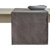 TISCHLÄUFER Clifden - Grau, Textil (180/40/1cm) - home&you
