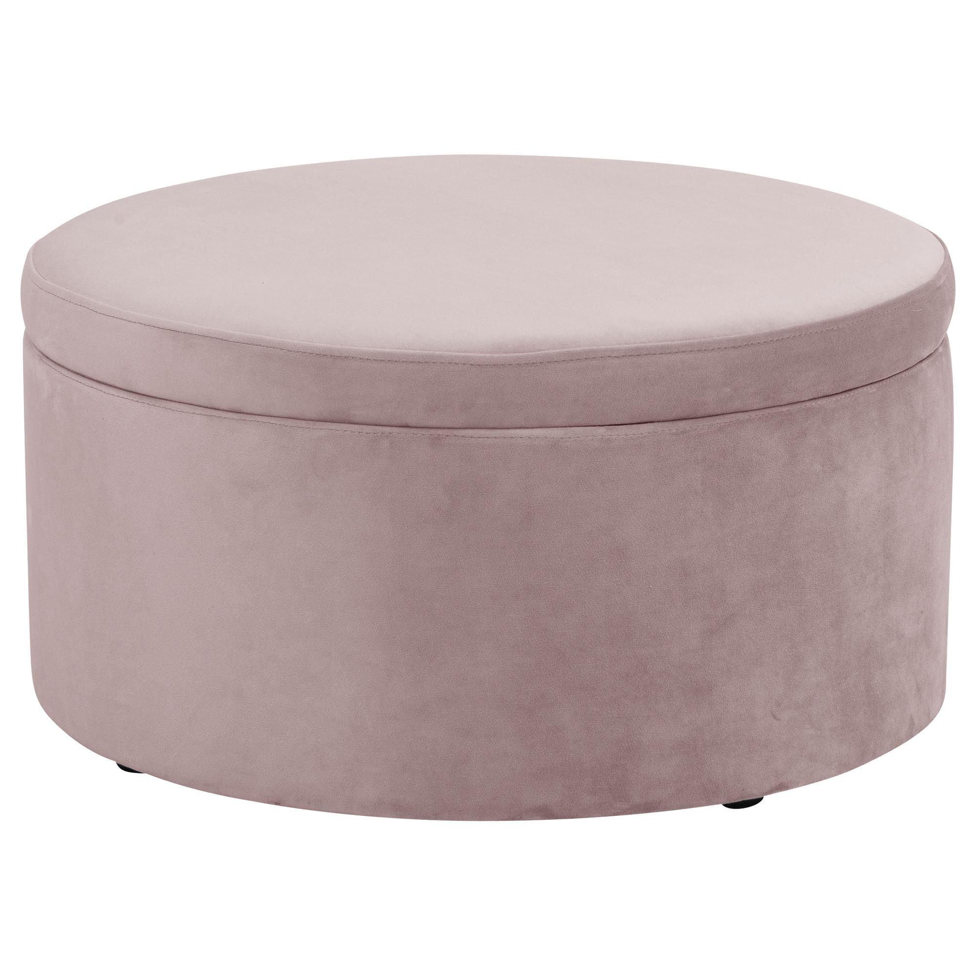 KINDERHOCKER Katyushka Samtvelours rosé - Rosa, Kunststoff (60/32/60cm) - 58aufmkessel