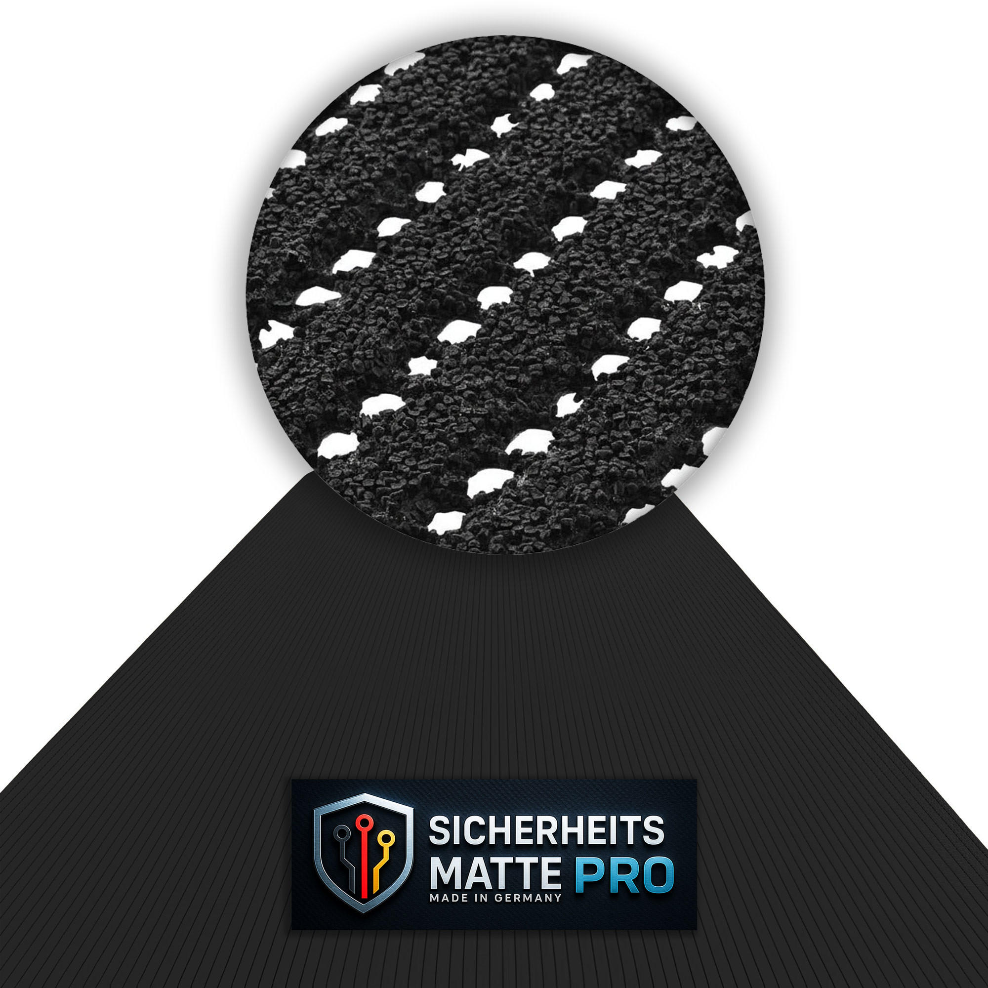 SICHERHEITSMATTE SafeStep PRO Graphit 1,20 x 16,00 Meter - Graphitfarben, Kunststoff (120/1600cm) - Melius Vivere