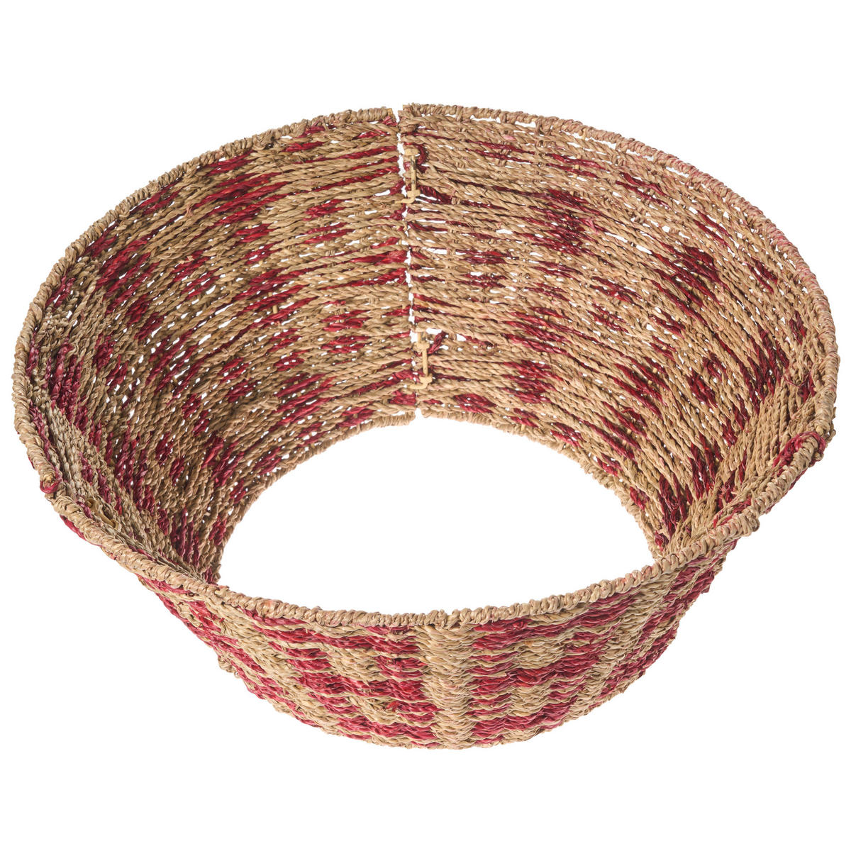 WEIHNACHTSBAUMKRAGEN 26 cm Naturfarben Neige - Naturfarben, Naturmaterialen (26cm) - Beliani