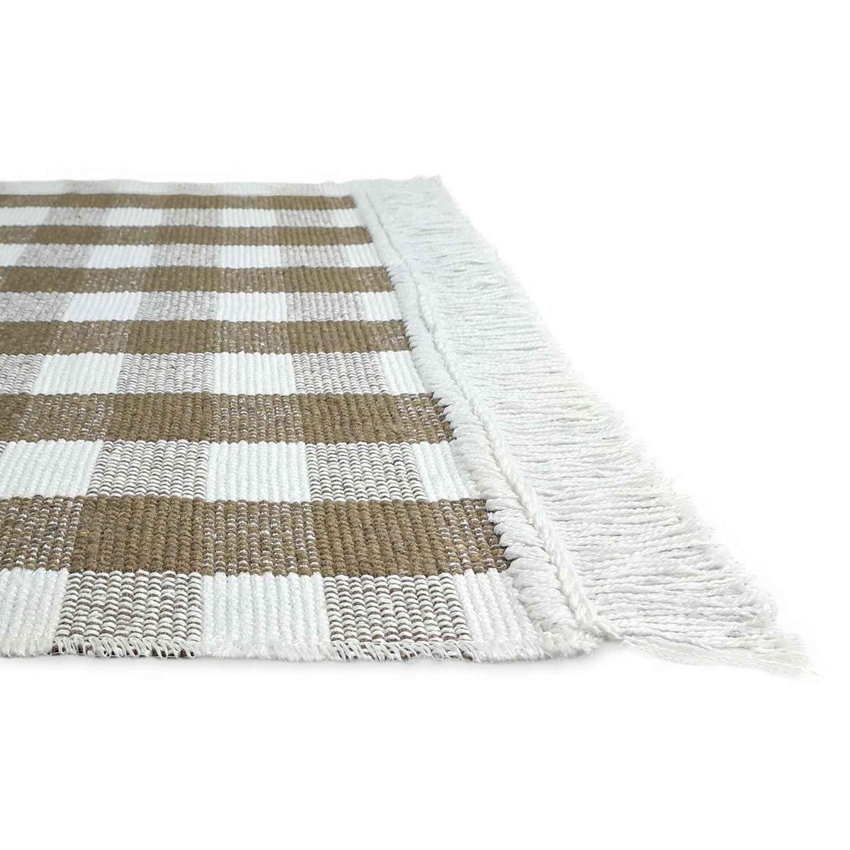 KÜCHENTEPPICH MATRIX - Beige, Textil (50/135cm) - WohnDirect