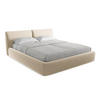 POLSTERBETT mit Bettkasten und Lattenrost 200x228 Beige - Beige/Creme, Kunststoff/Textil (180/200cm) - Makamii