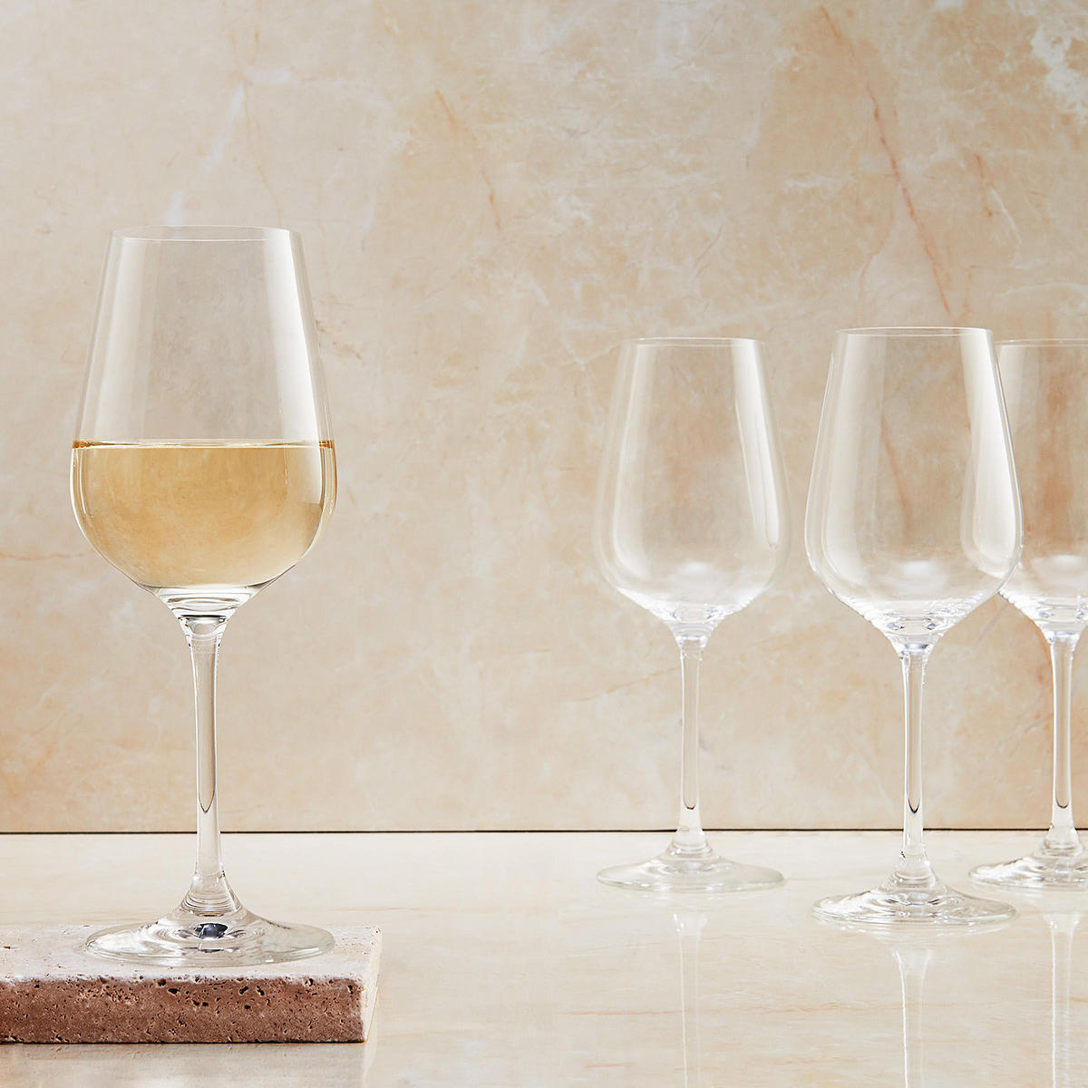 WEISSWEINGLAS (6er Set) Santè - Transparent, Glas (0.36L) - BUTLERS