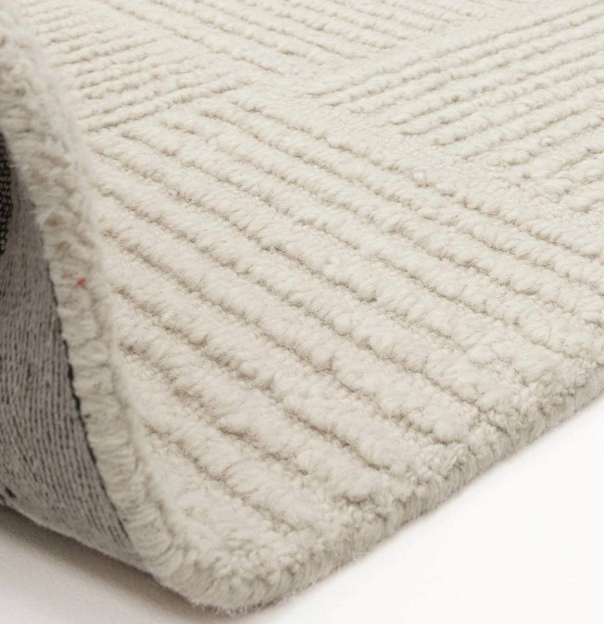 TEPPICH handgetuftet CLIMAX Weiß 120 x 170 cm - Weiß, Naturmaterialien (120/170cm) - Novatrend