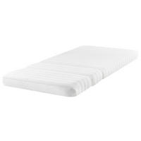 SCHAUMSTOFFMATRATZE für mitwachsendes Bett H2/3 Mittel 90/130/160/200 cm Clever - Weiß, Textil (90/130cm) - Beliani