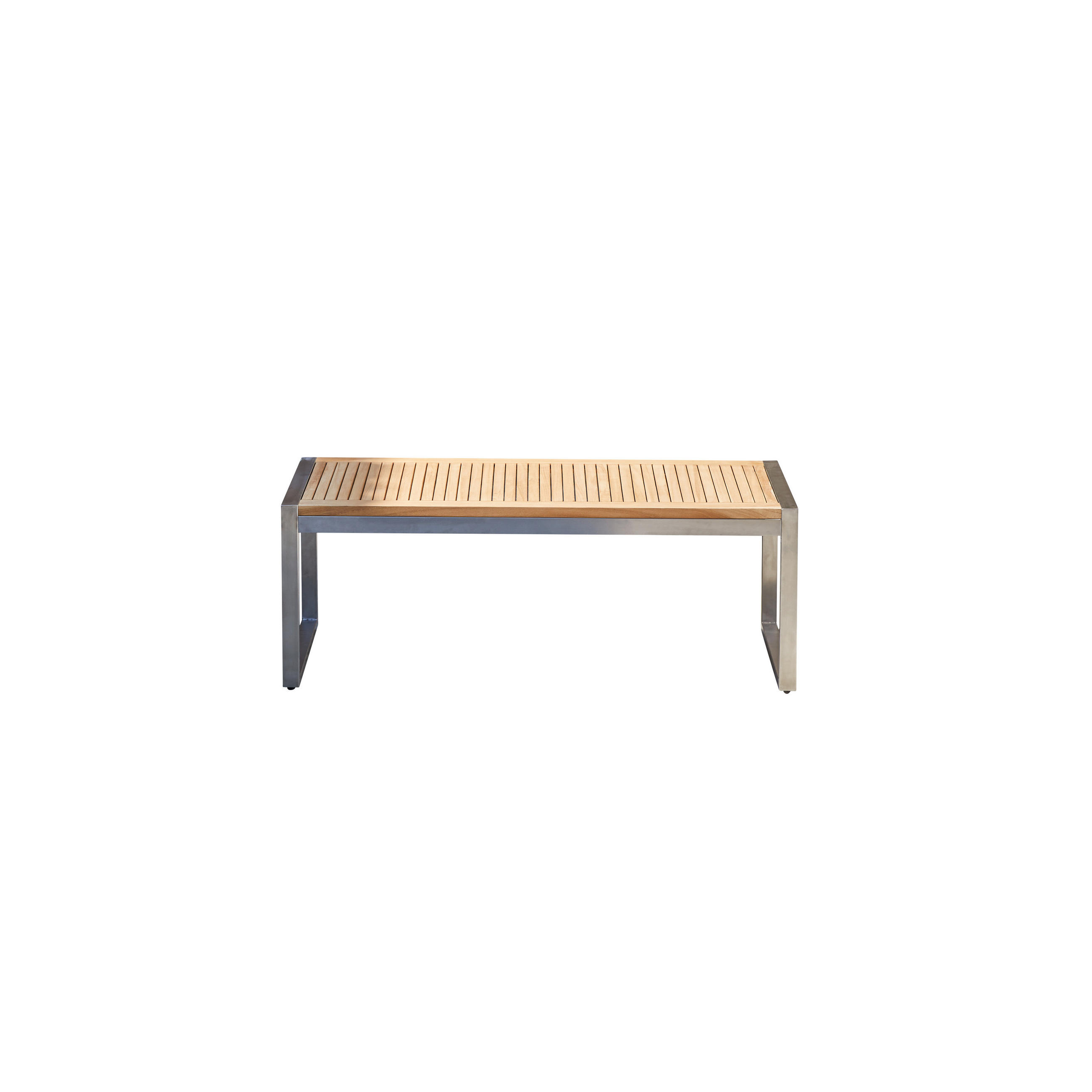GARTENBANK Arno Natur aus Teak - Naturfarben, Holz (120/44/45cm) - Tikamoon