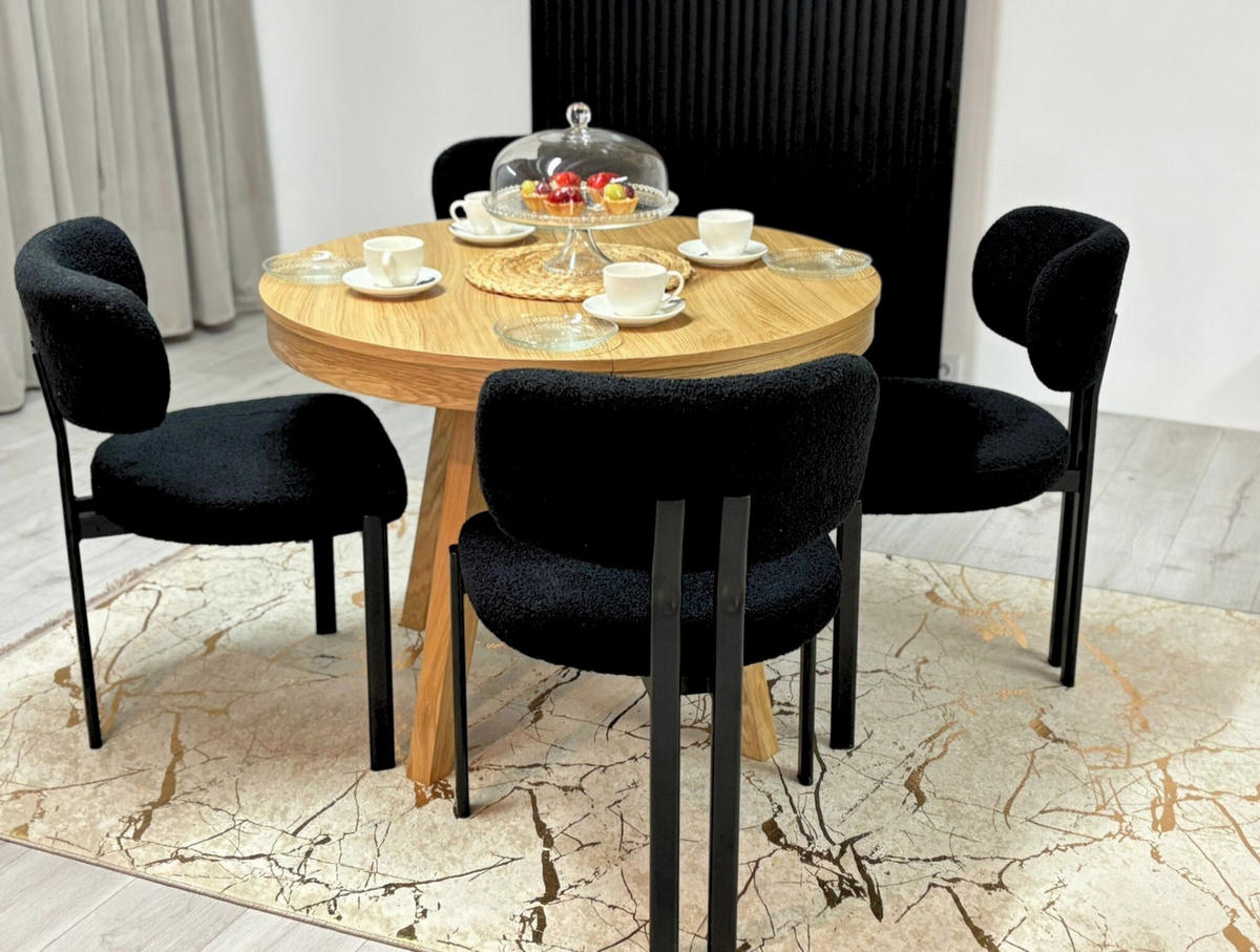 ESSTISCH PICCOLO Ausziehbar 100 - 200 / 100 x 76 cm - Eichefarben, Holz (100/100/76cm) - MASSENO