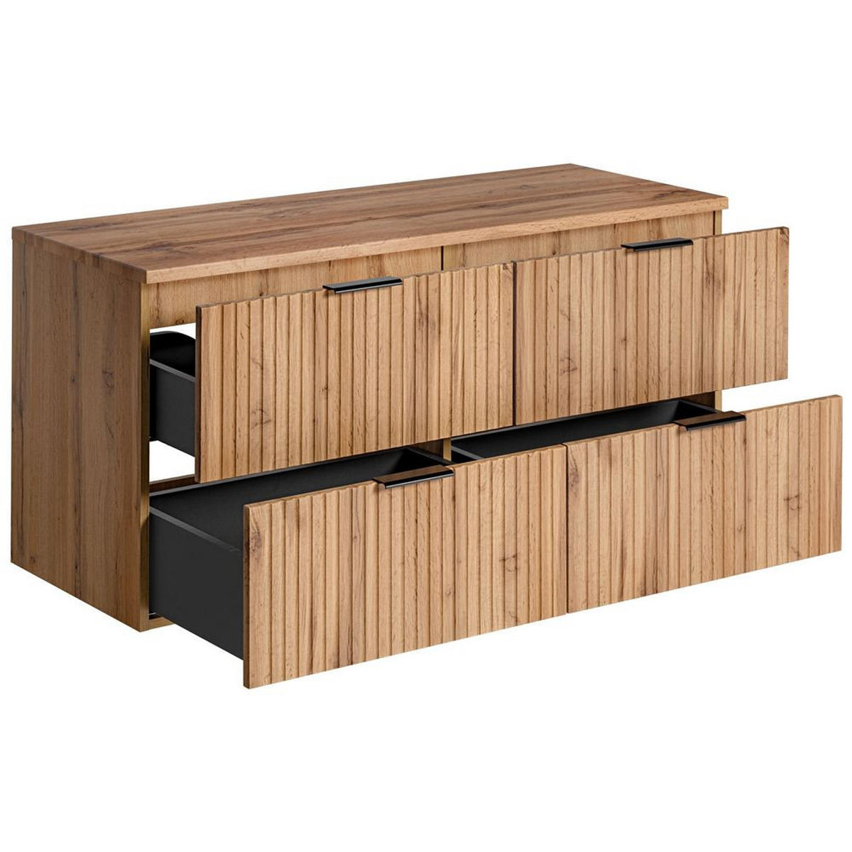 WASCHTISCH Adelaide-56 - Braun, Holzwerkstoff (121/73/47cm) - Lomado