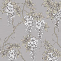 VLIESTAPETE Wisteria Mauve - Lila, Papier/Kunststoff (52/1000cm) - Superfresco Easy