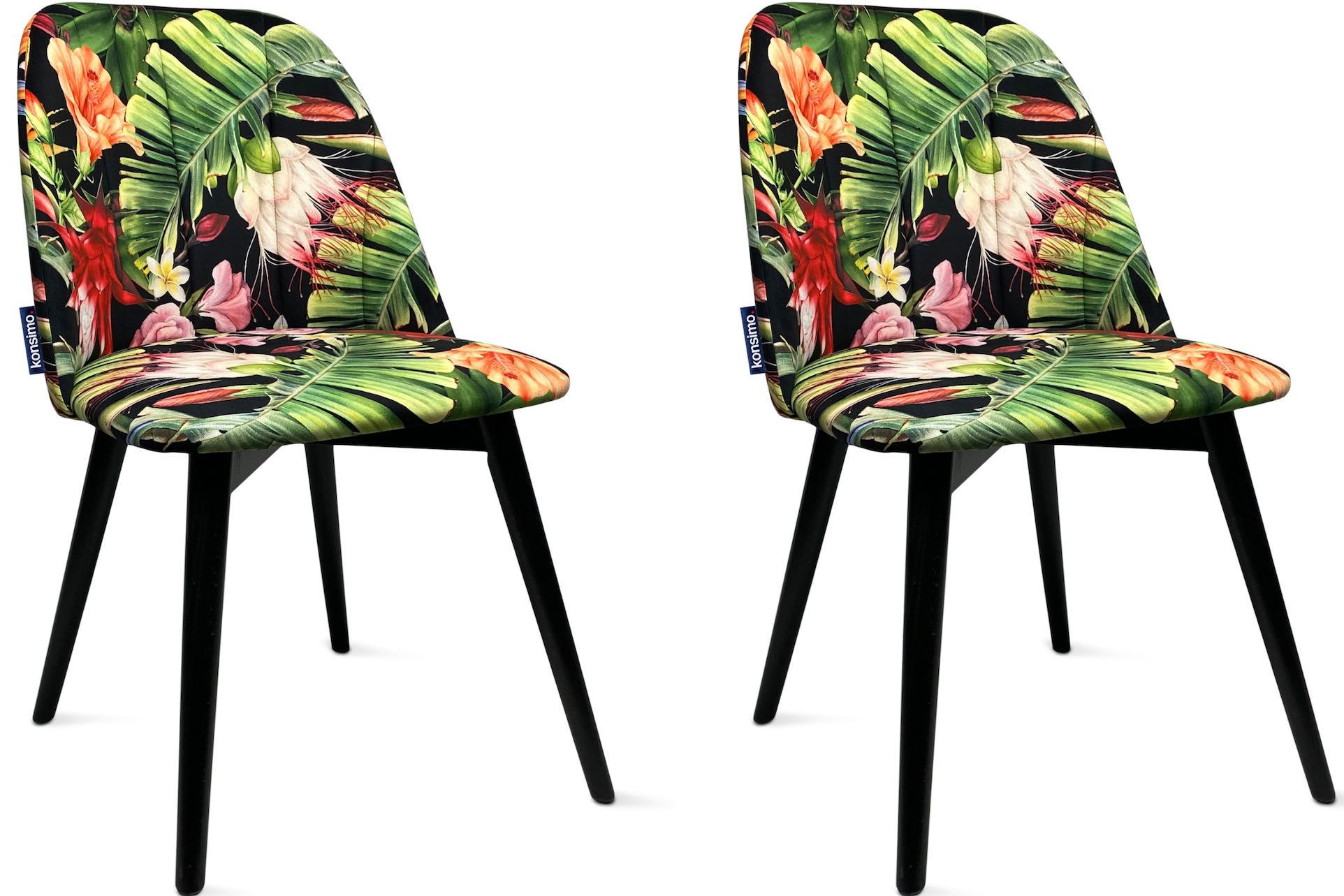 ESSZIMMERSTÜHLE BAKERI (2er-Set), mehrfarbig - Multicolor, Holz/Buchenholz (48/86/44cm) - KONSIMO®