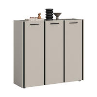 SCHUHKOMMODE Emil Kaschmir 113/37/106 cm - Beige, Holzwerkstoff (113/106/37cm) - Xonox