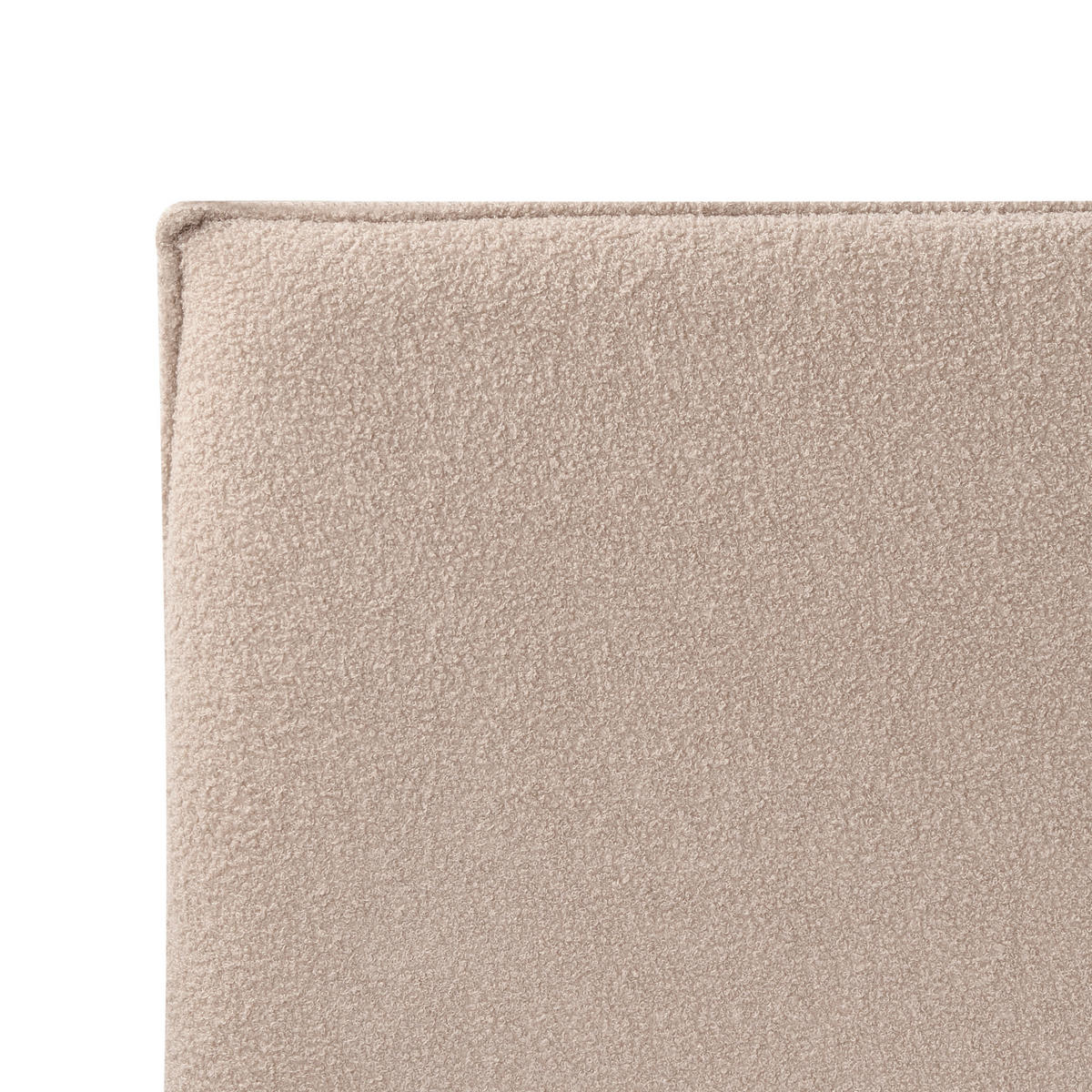 BETT mit Stauraum 180/200 cm Bouclé Taupe Lavaur - Taupe, Textil (180/200cm) - Beliani