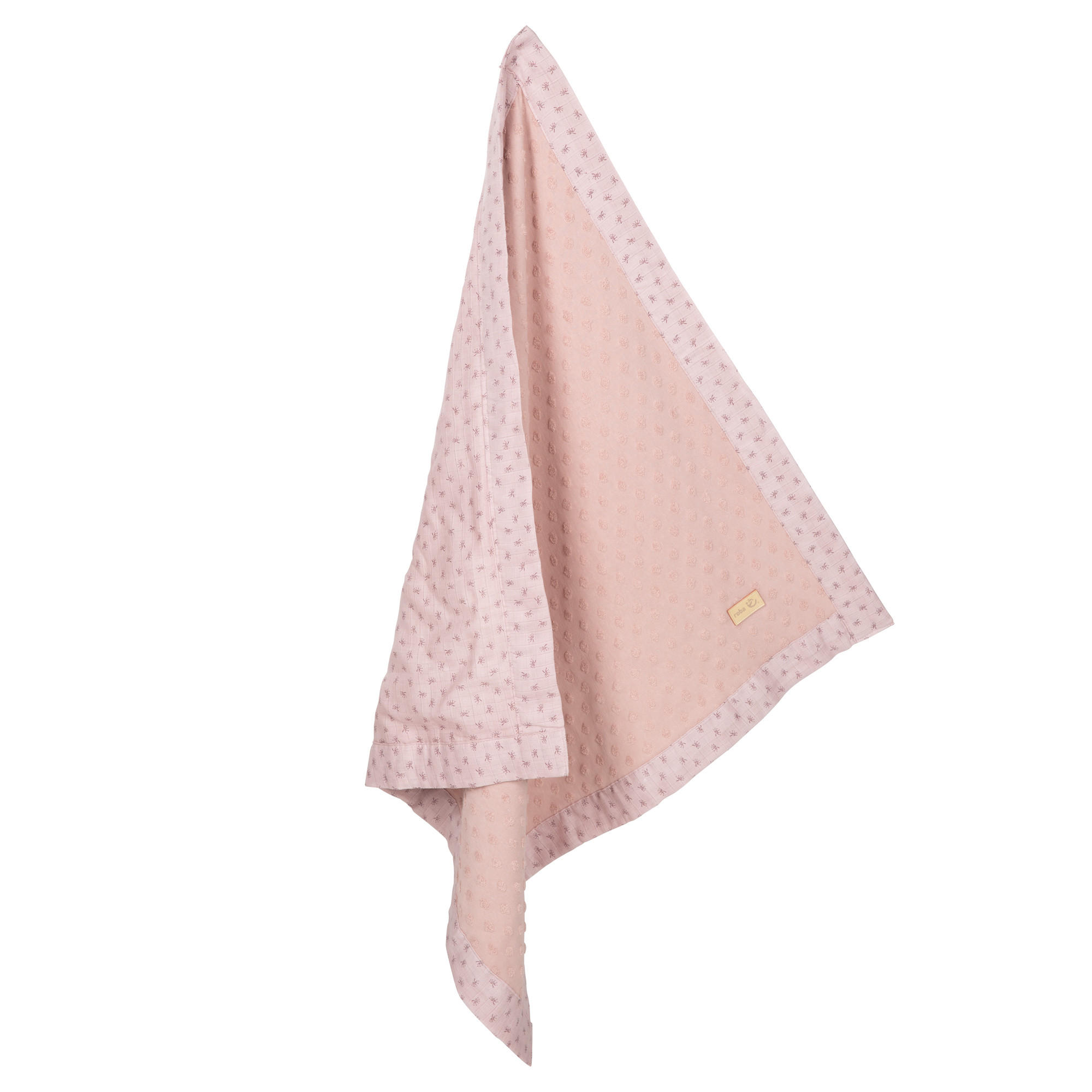 BABYDECKE 80 x 80 cm Lil Planet rosa - Altrosa, Textil (80/80cm) - Roba