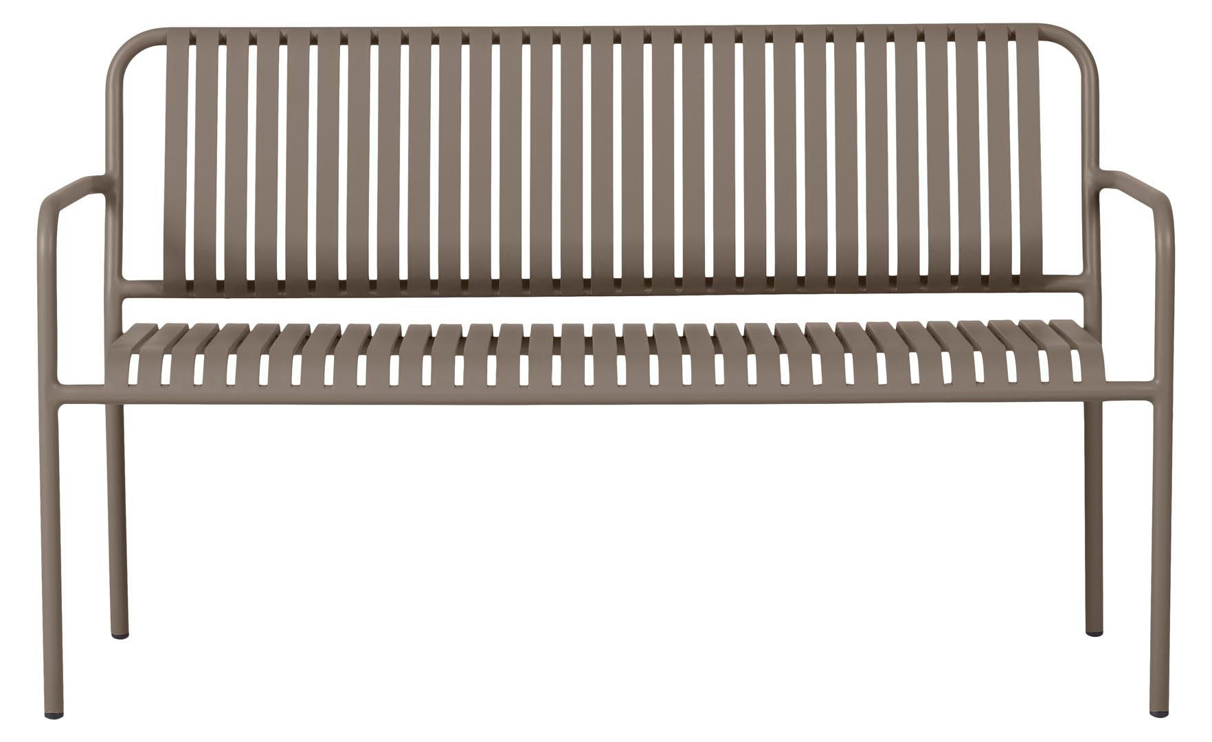GARTENBANK Nussbaum Dekor - Nussbaumfarben, Holzwerkstoff (140/83/56cm) - ebuy24