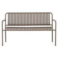 GARTENBANK Nussbaum Dekor - Nussbaumfarben, Holzwerkstoff (140/83/56cm) - ebuy24