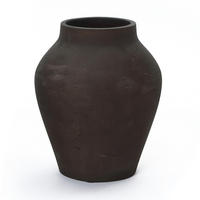 VASE Soma, 34 cm hoch - Dunkelbraun, Naturmaterialien (34cm) - Hometopia