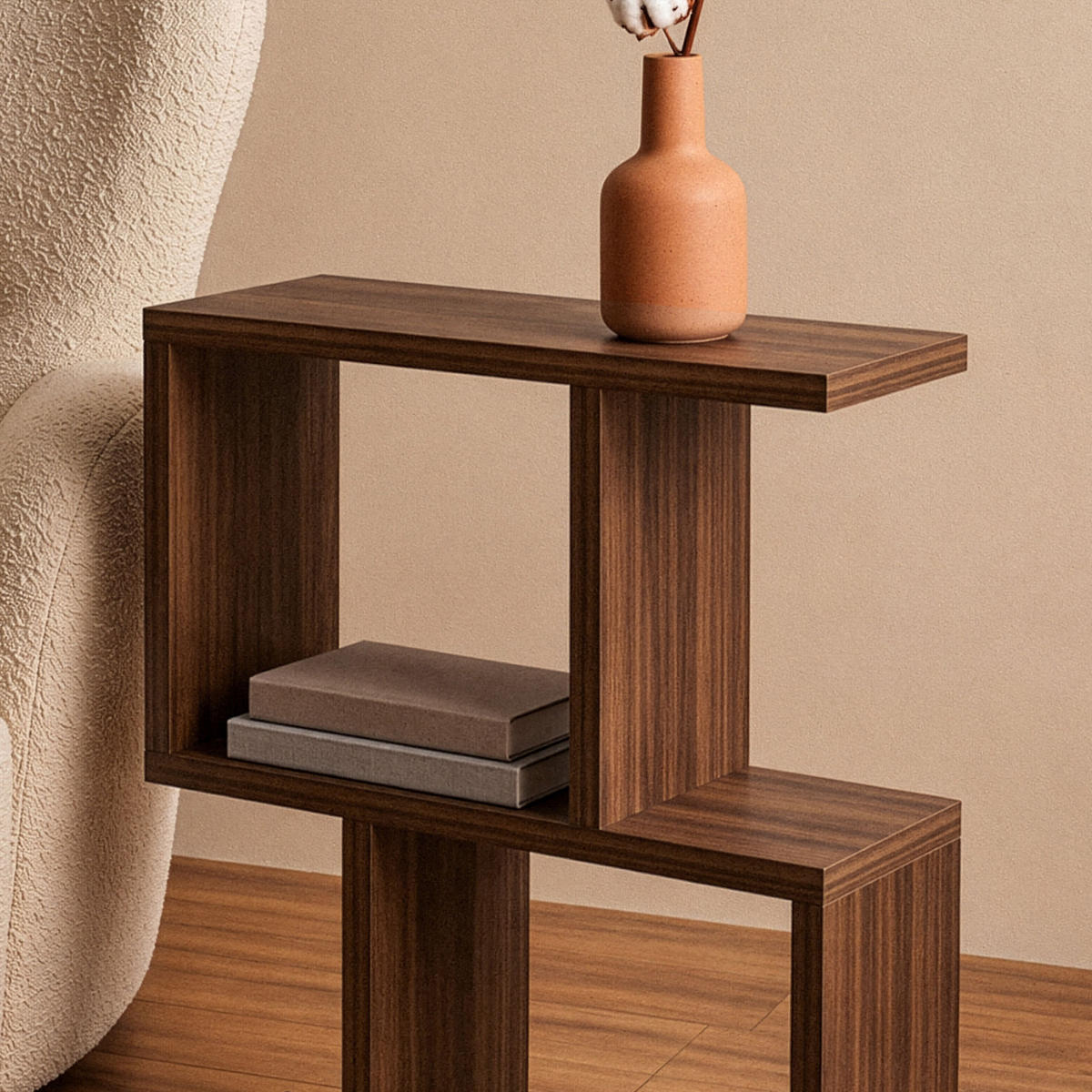 SIDOBORD, 45 cm brett - ZET - Naturfärgad, Träbaserade material (23/17/51.4cm) - Calicosy