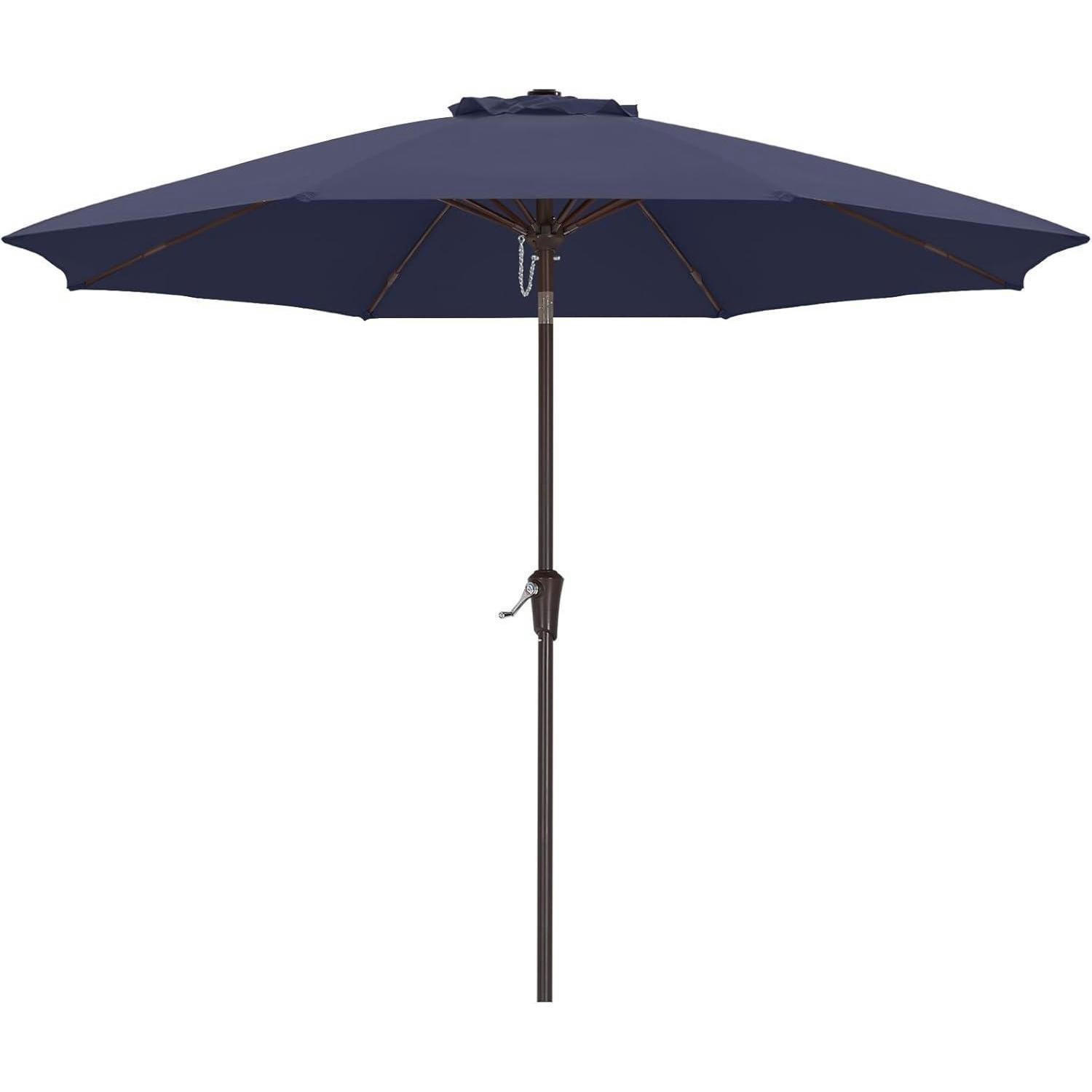 SONNENSCHIRM 270 cm Navy Blau - Dunkelblau, Textil (274.3/274.3cm)