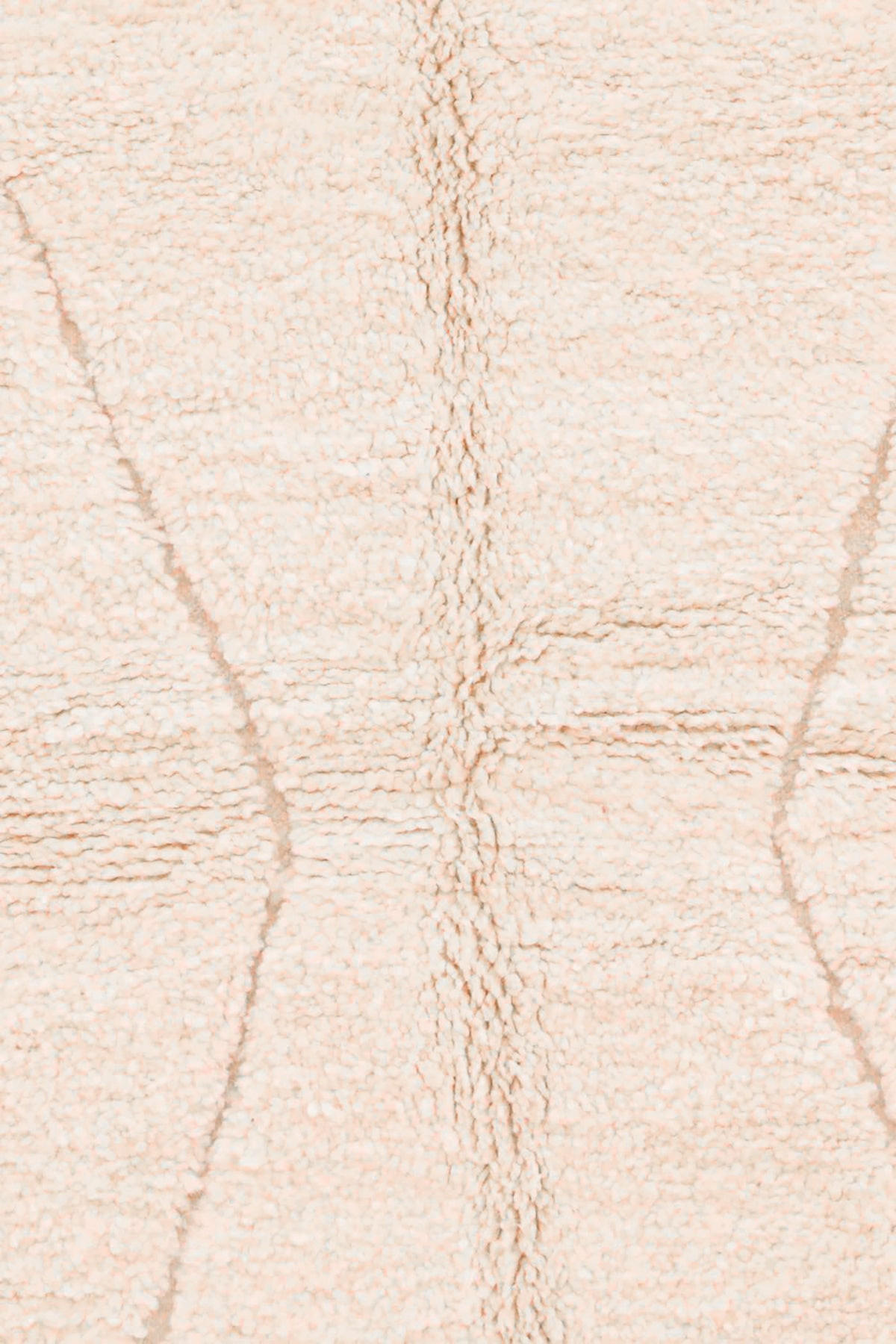 BERBERTEPPICH aus reiner Wolle 157x 262 cm - Beige, Naturmaterialien (157/262cm) - AFK Living