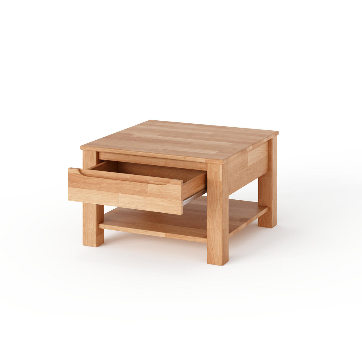 COUCHTISCH Lundvik - Buchefarben, Holz (70/70/45cm) - kiki design