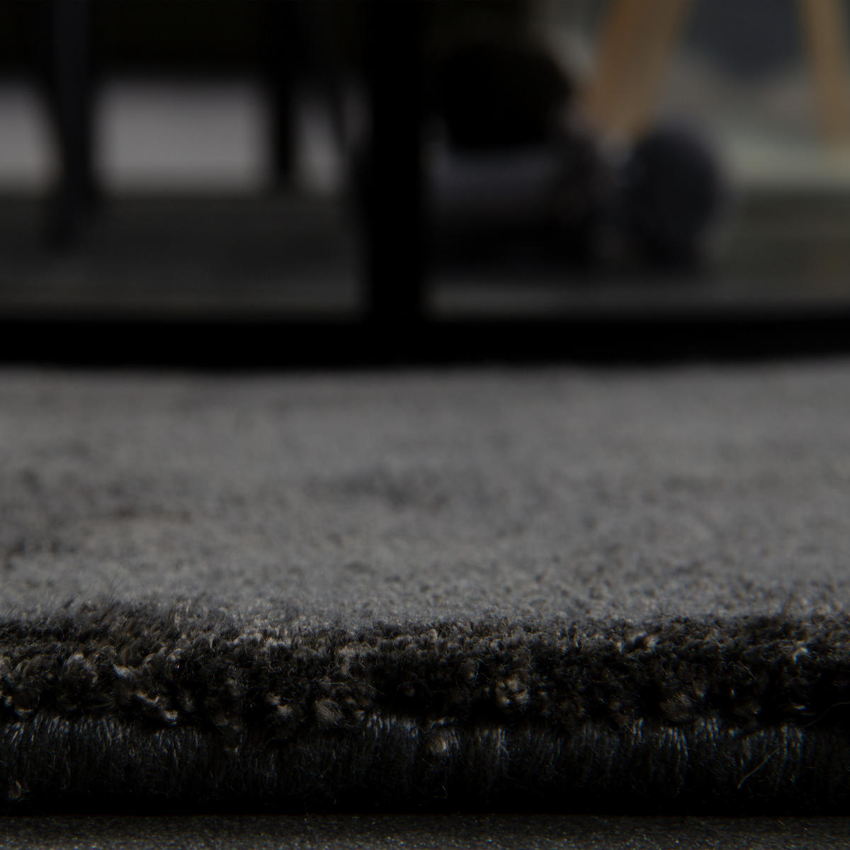 TEPPICH VISKOSE HANDGEWEBT BAMBOO 200/290 Anthrazit - Anthrazit, Naturmaterialien (200/290cm) - Consilio Concept