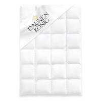 WINTERBETTDECKE QUEEN Entendaunen warm - Weiß, Naturmaterialien/Textil (135/200cm) - Daunenkönig
