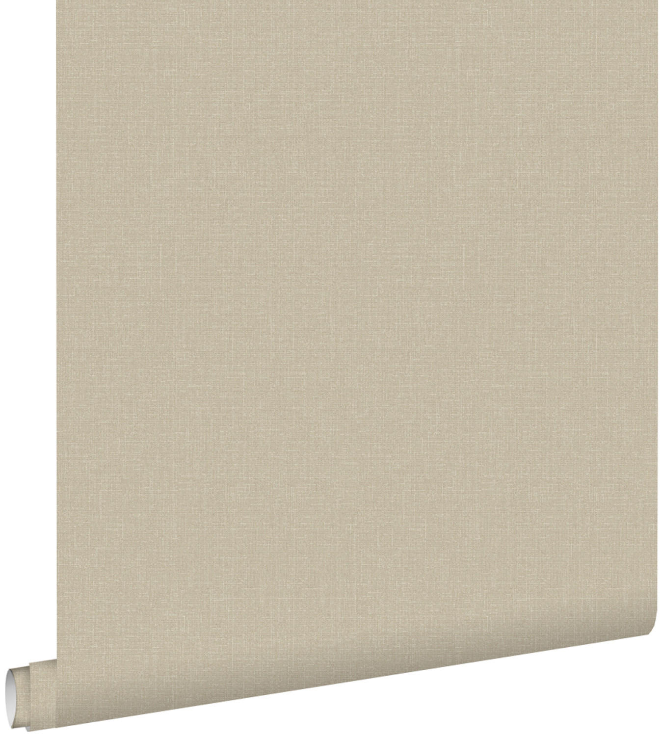 TAPETE Leinen-Optik 53 cm x 10.05 m - Braun, Papier (53/1000cm) - ESTAhome