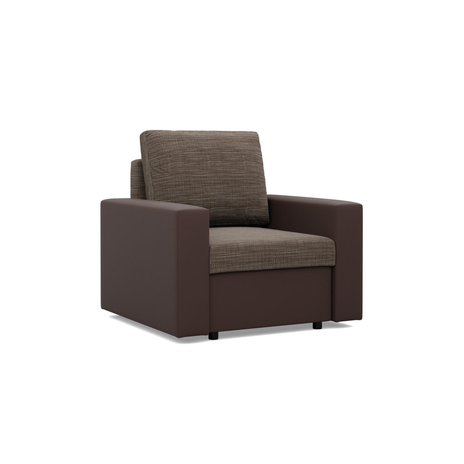 LOUNGESESSEL LUNA, BONELL, Braun + Braun - Braun, Textil (83/92/92cm)