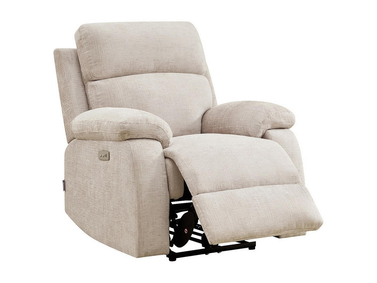 RELAXSESSEL - 1 Person - stoff - beige Koceni - Beige, Textil (91/100/96cm) - Vente-Unique