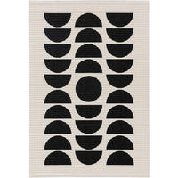 TEPPICH In- & Outdoor - Schwarz/Weiß, Kunststoff (200/1cm) - KUNSTLOFT