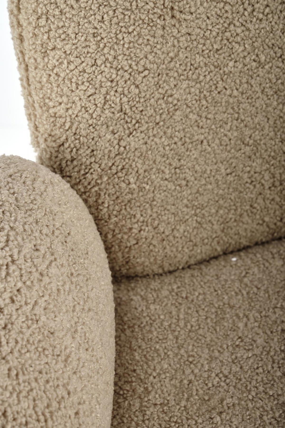 Gepolsterter Drehsessel 180° SNOOPY Cappuccino - Cappuccino, Textil (64/90/63cm) - Lookway