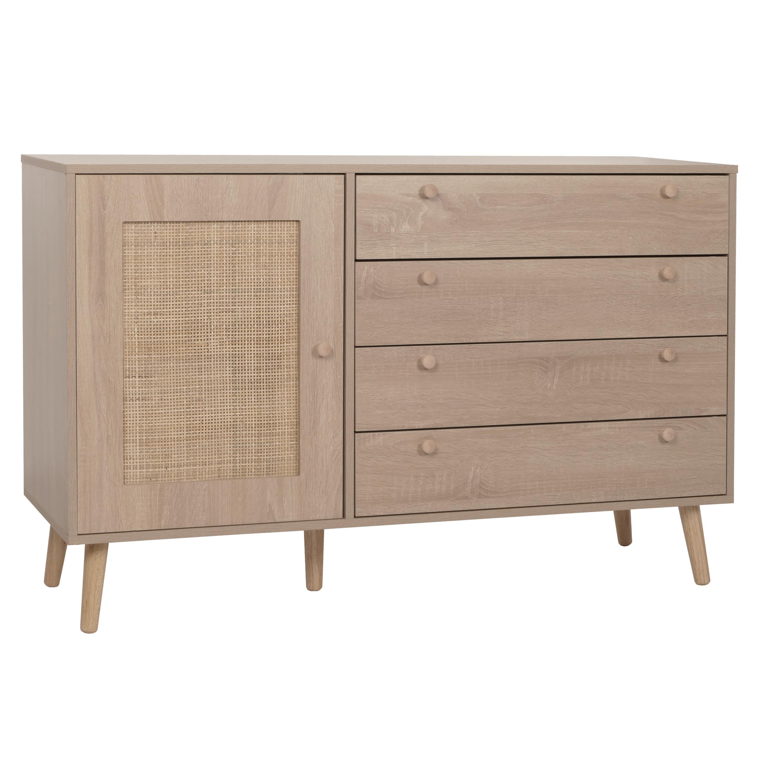 SIDEBOARD Braun - Braun, Holz (120/77/38cm) - MCW