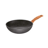 WOK - Braun/Grau, Metall (30cm) - Stoneline