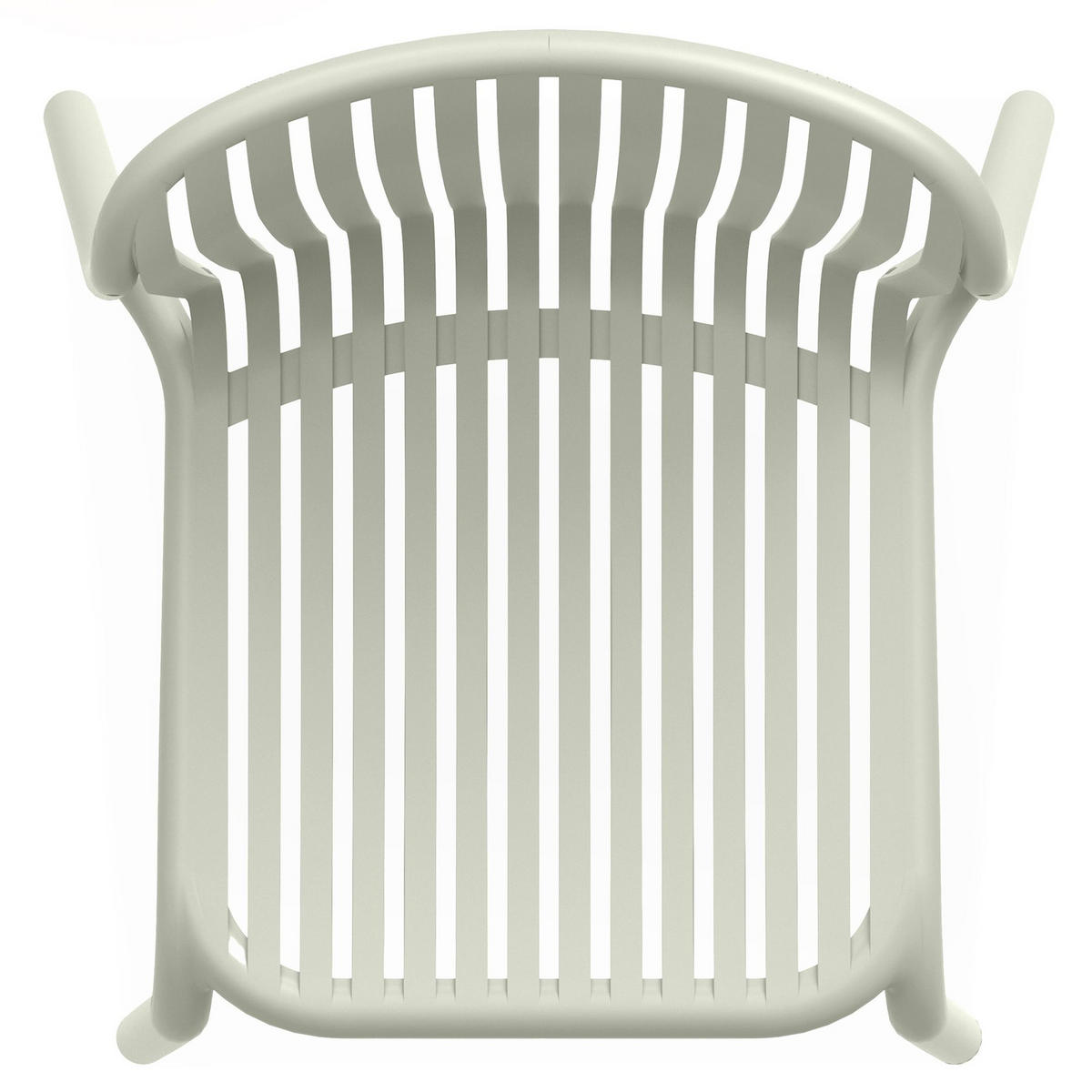 GARTENSTUHL FICCARI 4-er Set, Beige - Beige, Kunststoff (52/82.5/53cm) - KONSIMO®
