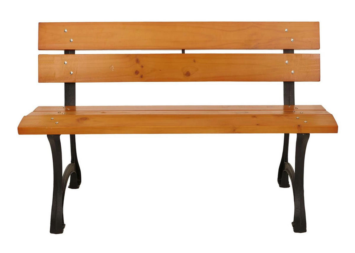 GARTENBANK 78x125x59cm Sitzhöhe 46cm 125cm Teak - Teakfarben, Holz (125/78/59cm) - PROREGAL