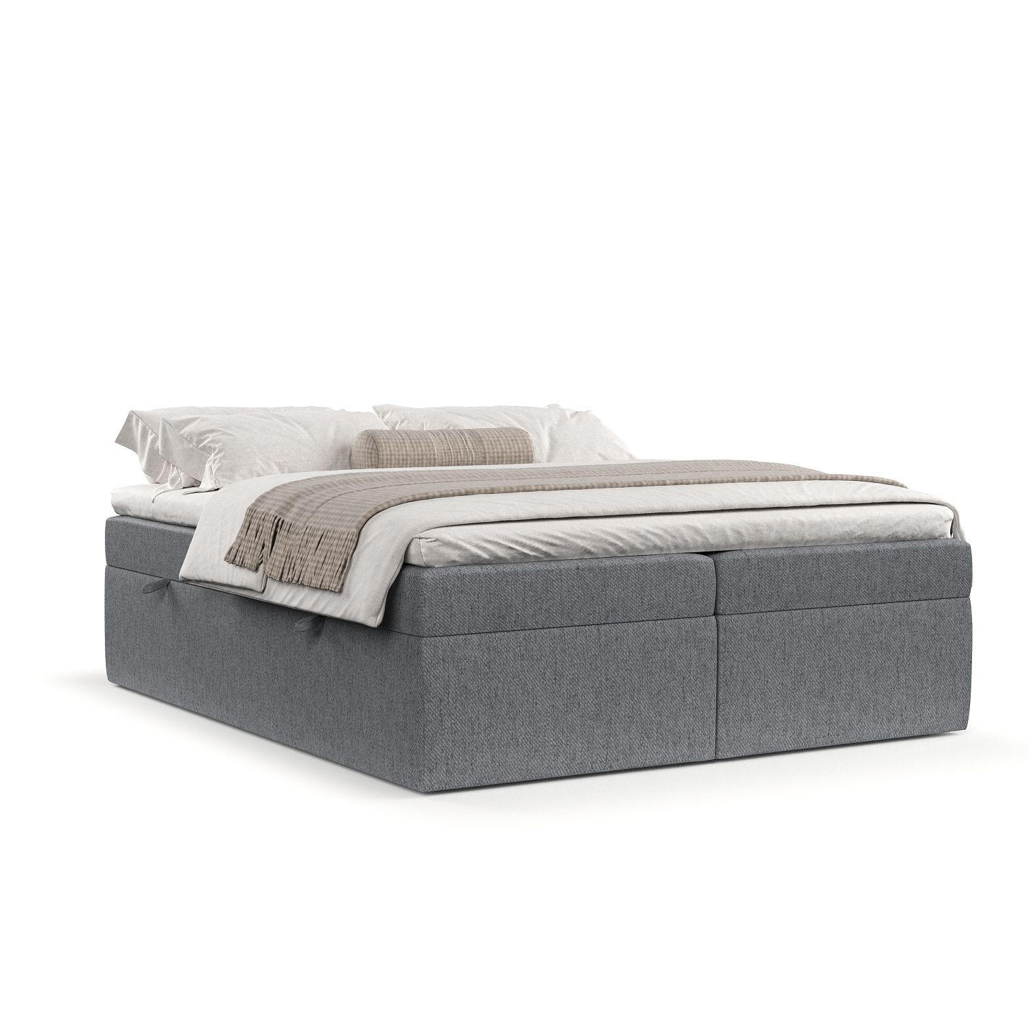 Maison de Reve Boxbett Grau 180x200 cm