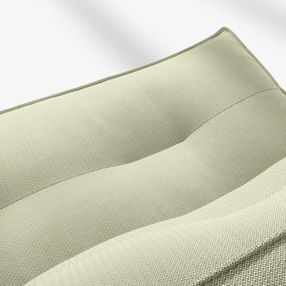 GARTENSOFA LOVIA Lounge, Hellgrün/Weiß - Hellgrün, Textil (177/82/106cm) - KONSIMO®