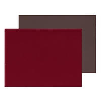PLATZSET 40 x 30 cm burgund / anthrazit - Bordeaux, Textil (40/30/0.5cm) - Freeform