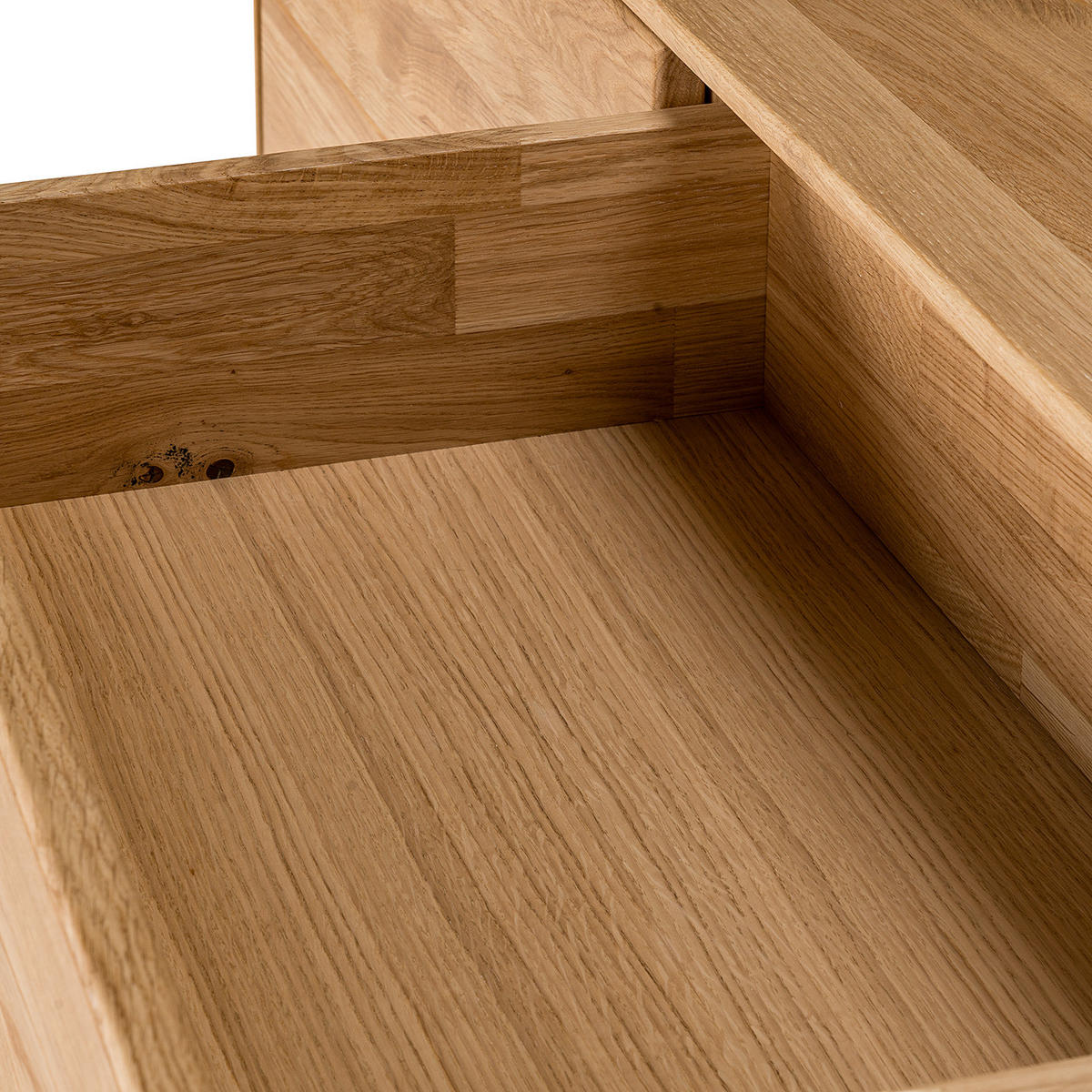 SIDEBOARD - Wildeiche massiv - Wildeiche, Holz (178/89/44cm) - home24