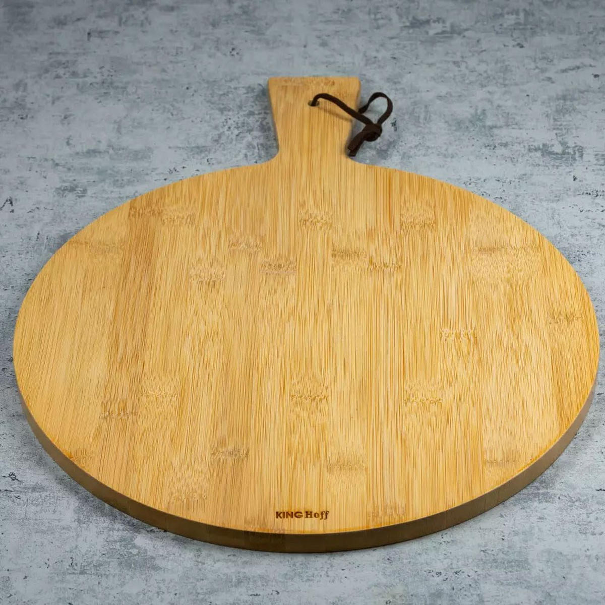 SERVIERPLATTE Braun 46/46/1.5 cm KH1674 - Braun, Holz (46/1.5/46cm) - Kinghoff 