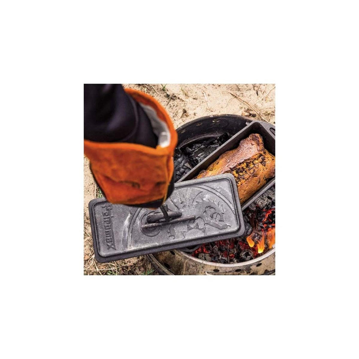 BACKFORM Schwarz 13.5/42/13 cm K4 - Schwarz, Metall (42/13/13.5cm) - PETROMAX 