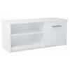 FERNSEHKOMMODE BODO 1D Weiß 98/35/42 cm - Weiß, Holzwerkstoff (98/42/35cm) - Matkam Möbel