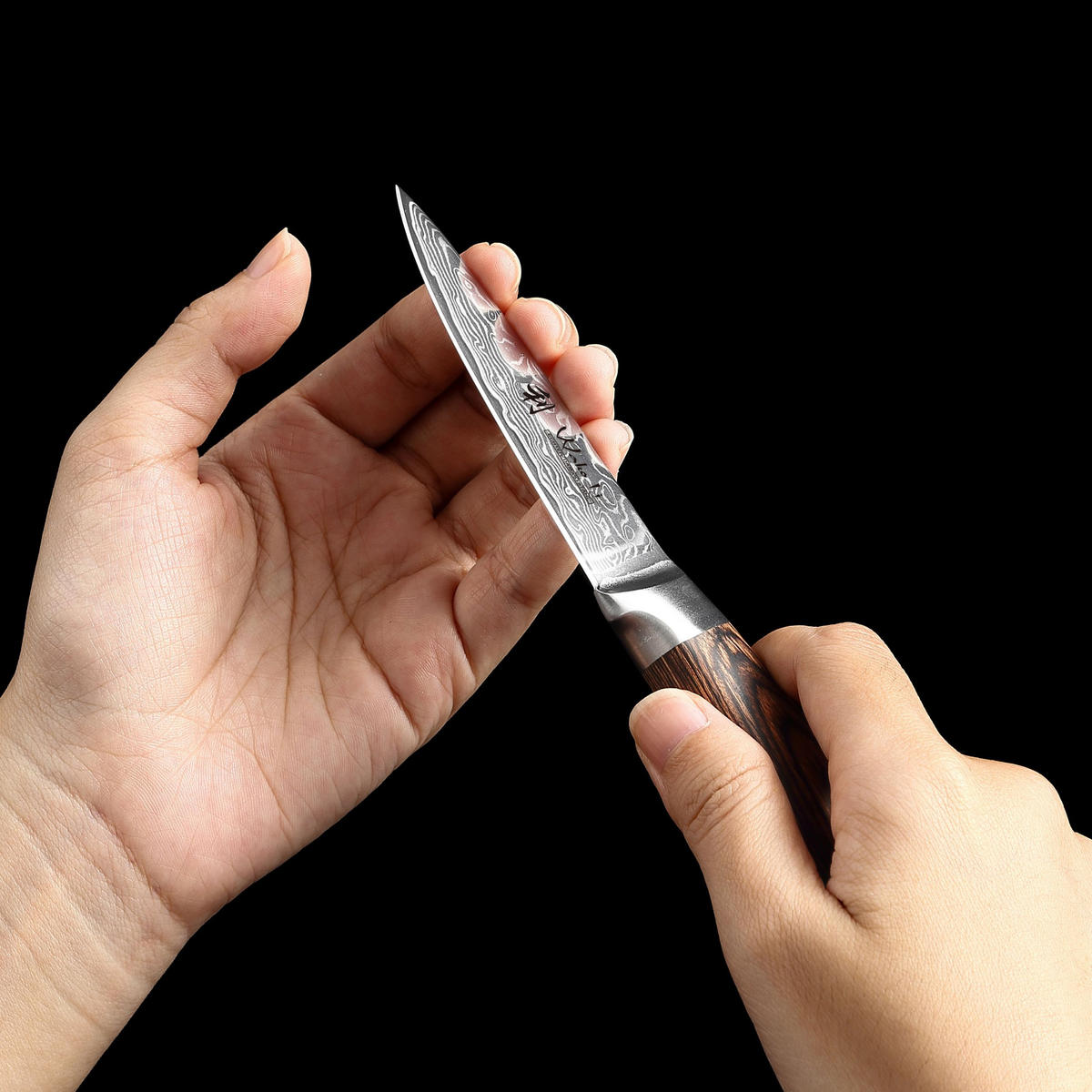 OFFICEMESSER 8 cm - Braun, Holz/Metall (20cm) - Wakoli