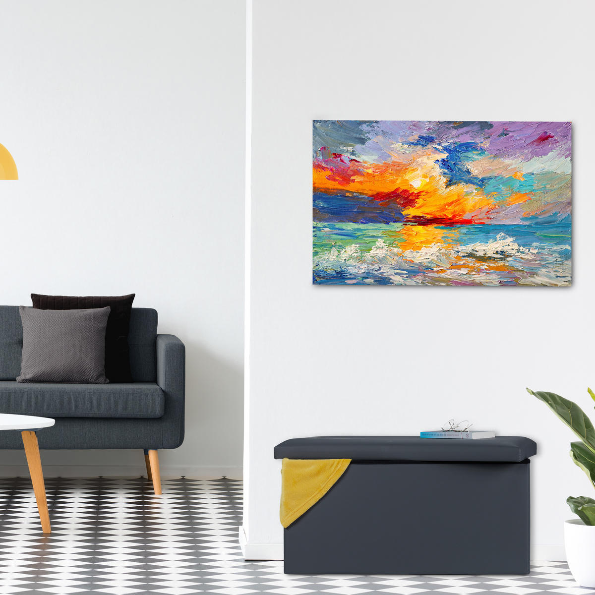 SITZBANK - Anthrazit, Holzwerkstoff/Kunststoff (76.5/37.5/38.5cm) - Relaxdays