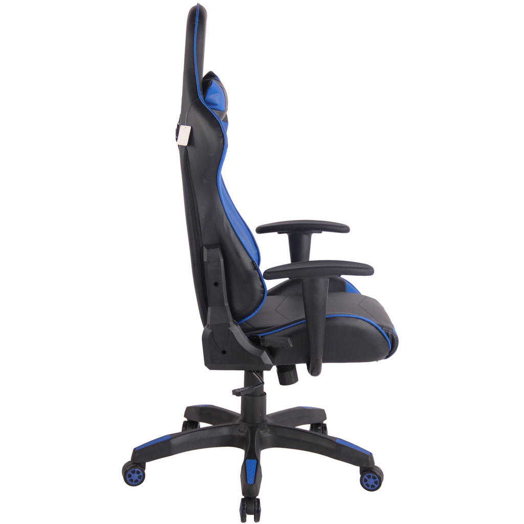 Thumbnail - CLP Gamingstuhl, Blau, Schwarz, Textil, 65x128x50 cm, Kinder- & Jugendzimmer, Jugendmöbel, Gamingstühle