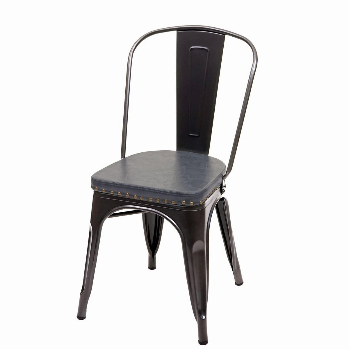 ESSZIMMERSTUHL H10E Grau 2er-Set - Grau, Metall (44/85/49cm) - MCW